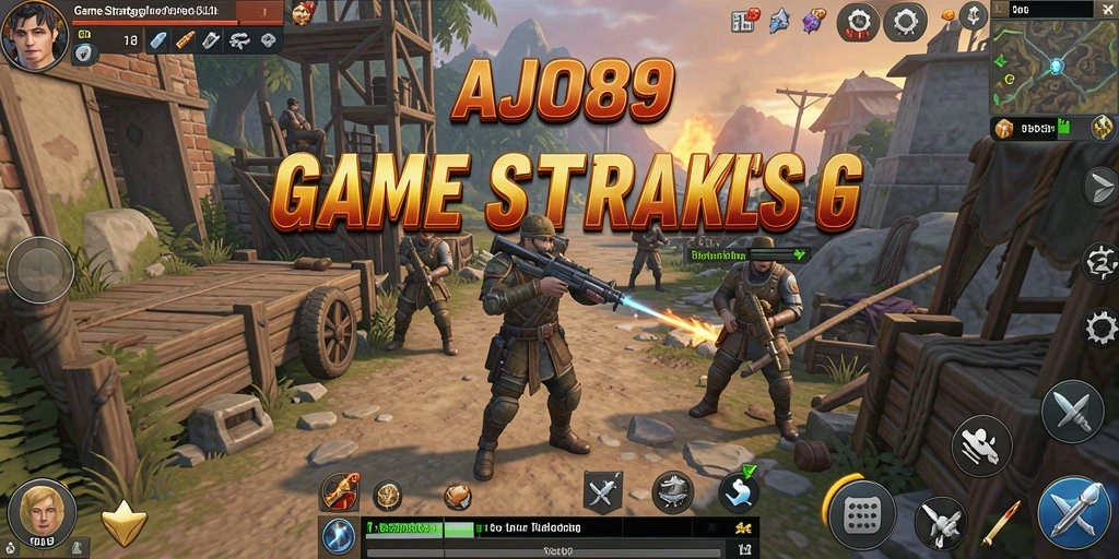 Tampilan gameplay menarik dari AJO89 dalam genre SLG.