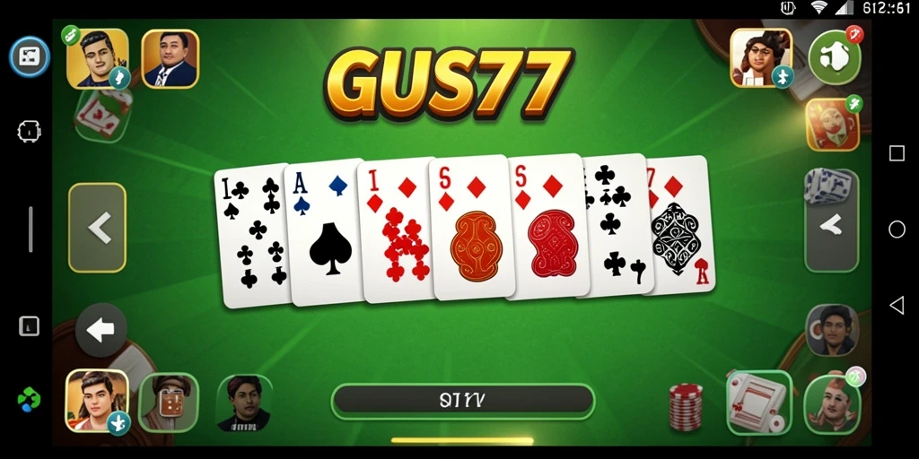 Screenshot gameplay GUS77 yang menunjukkan keseruan permainan Domino.