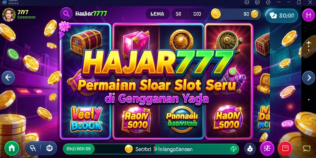 Tampilan menarik dari gameplay Slot di HAJAR777.
