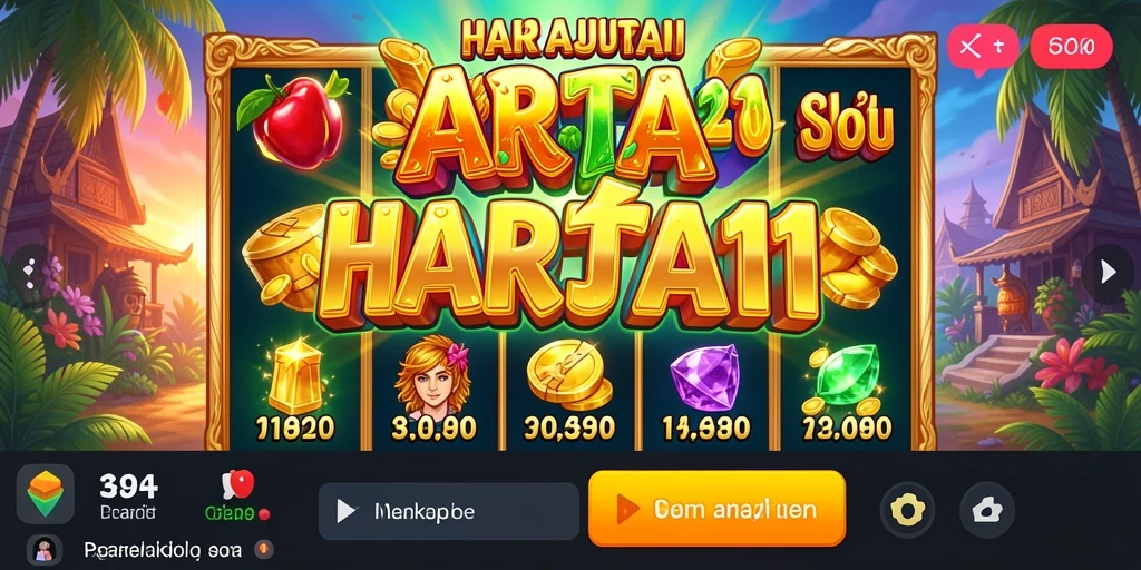 Tampilan gameplay HARTA11 yang menarik dengan berbagai tema Slot.