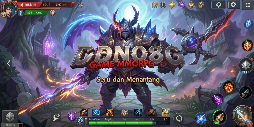 Screenshot IDN89 menampilkan aksi pertempuran epik dalam dunia MMORPG yang menakjubkan.