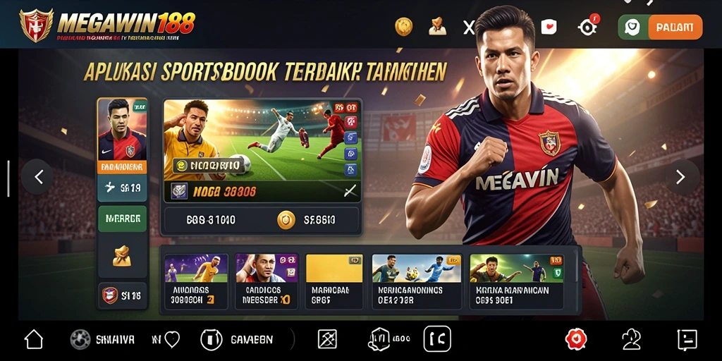 Tampilan gameplay MEGAWIN188 yang menarik dan interaktif dalam taruhan olahraga.
